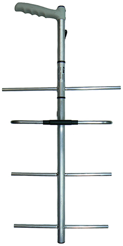 UHF hand-held 4 element Yagi, aluminium, 380-520MHz, specify 20MHz, 150W, 7.5dBd – 900mm